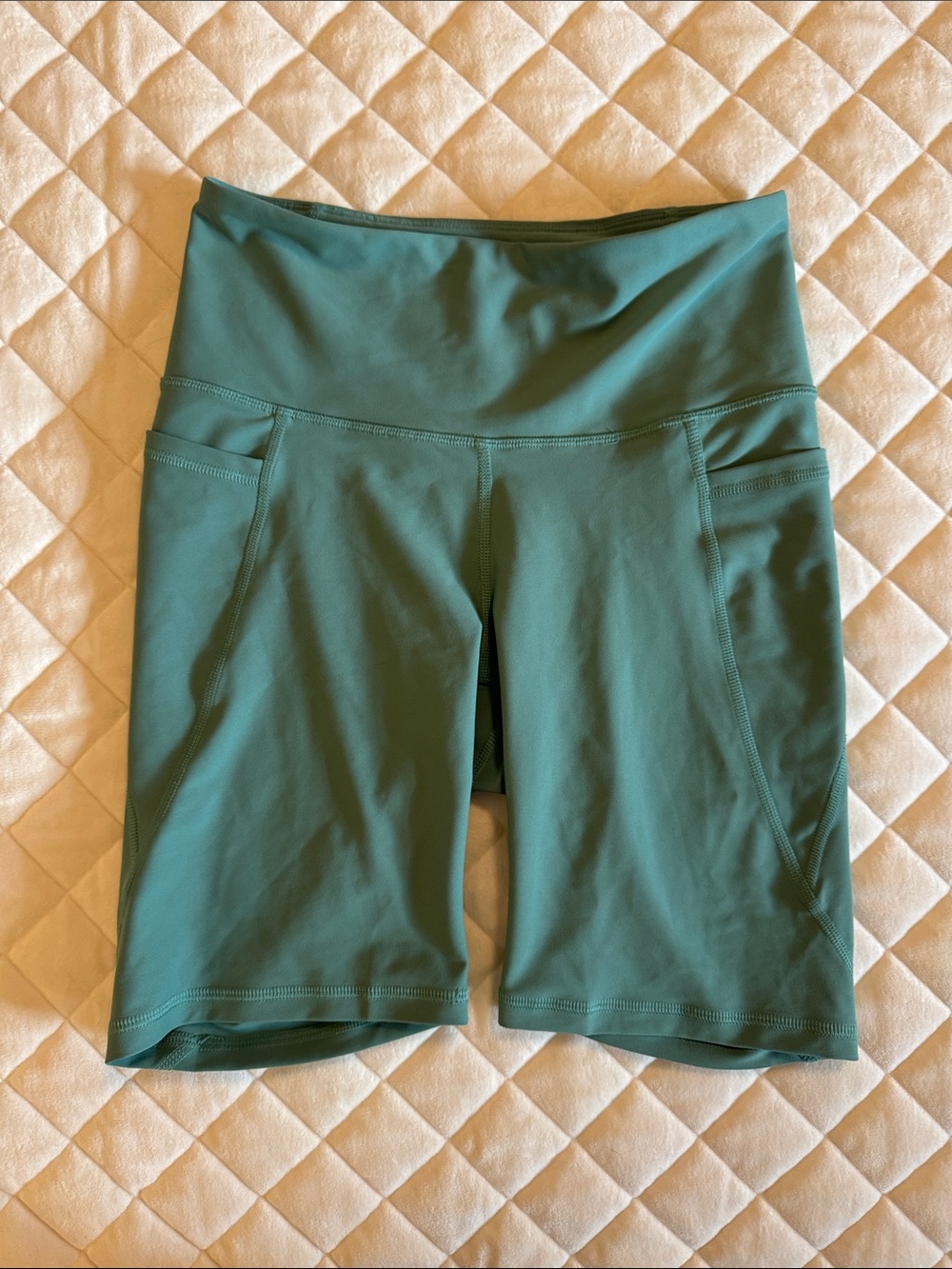 Old Navy Teal Bike Shorts with Side Pockets